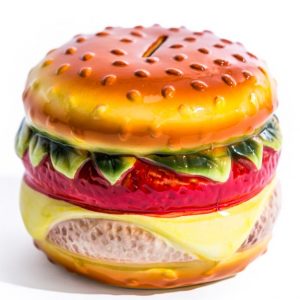 Ceramic Burger Money Box